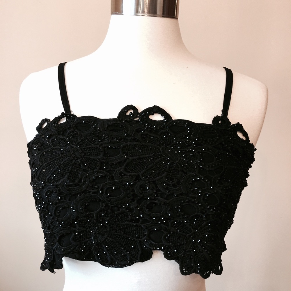 Vintage Sparkling Crop Top